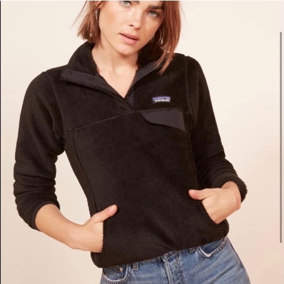 Patagonia Sweaters - Patagonia Women Re-Tool Snap-T Fleece Black